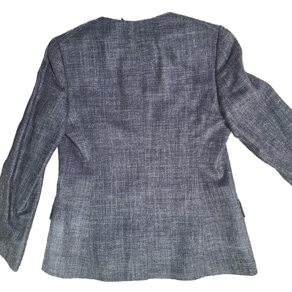 MaxMara NWT Jacket & Dress Blue Sleeveless Shift & Single Suit Silk Blend 4 - Picture 7 of 16